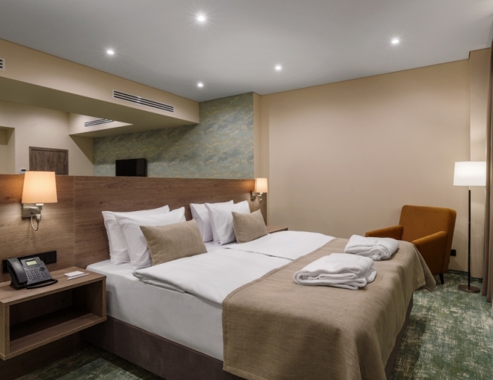 Двухместный люкс c 1 комнатой (двуспальная кровать) - Санаторий «Дон» РЖД-Здоровье