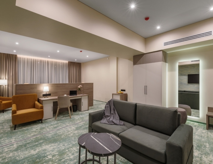 Двухместный люкс c 1 комнатой (двуспальная кровать) - Санаторий «Дон» РЖД-Здоровье